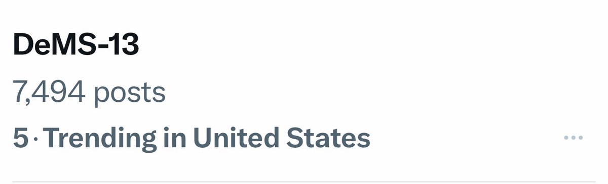 #5 already … DeMS-13