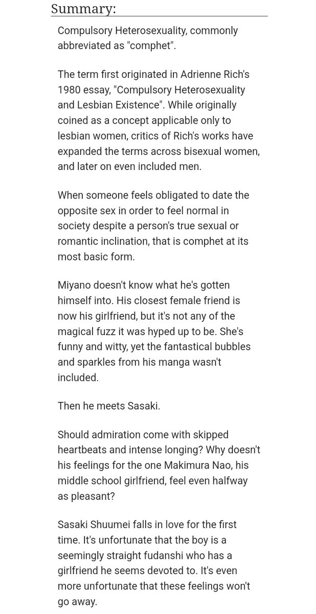 meiru_mei's tweet photo. The comphet ssmy fic prologue I've been working on is finally done!!
https://t.co/n6vi7PPFfL
#ssmy_FA #miyano #makimura #sasaki https://t.co/XmRkuDyWuL