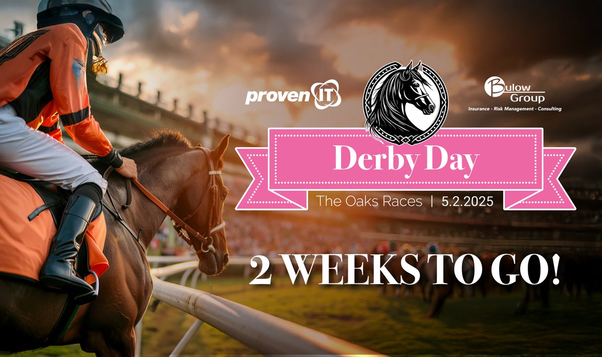🎉 Only 2 WEEKS to go until our jam-packed Kentucky Oaks Races Party! 

Haven’t registered yet? There’s still time! 👉 Sign up here: hubs.la/Q03hG_kx0

#WeAreProven #KentuckyOaksParty #KentuckyDerby #BulowGroup