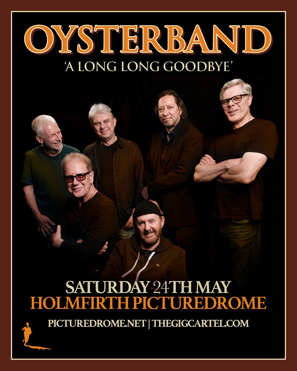 🎤 Oysterband – Live at Picturedrome, Holmfirth
Saturday 24th May – Join us for an incredible night with the legendary Oysterband, delivering their unique folk sound with raw energy and passion! 🎶🔥
👉 bit.ly/OysterbandHolm…
#Oysterband #LiveMusic2025 #RealMusicLive
