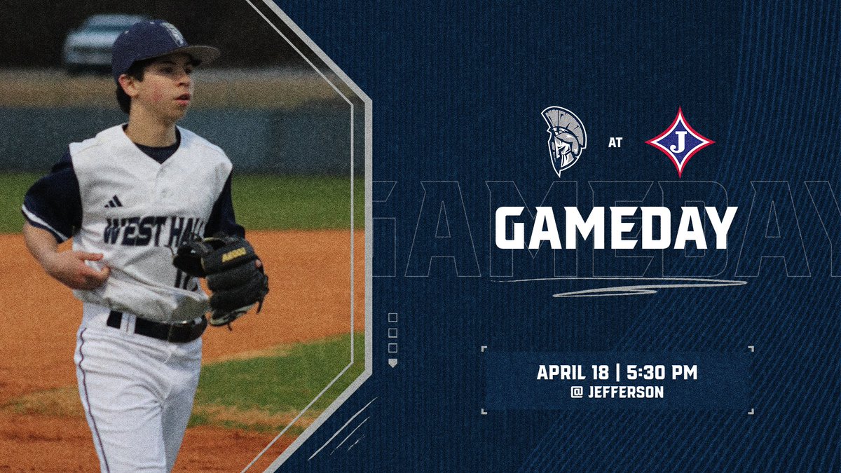 WestHallBaseba1's tweet photo. GAMEDAY

🆚 Jefferson
📍Jefferson Baseball Complex
⏰ 5:30 pm
🎟️ At the gate https://t.co/rw3lCq8slY