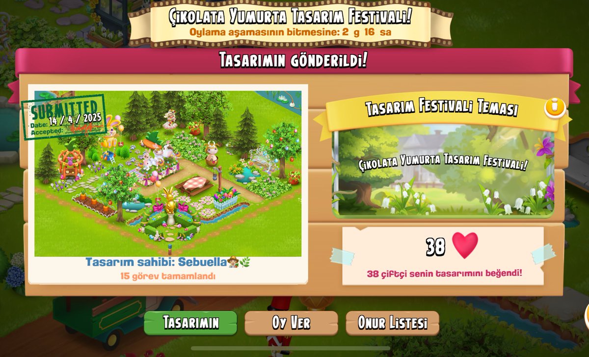 Beni görürseniz oy vermeyi unutmayınn 🥹