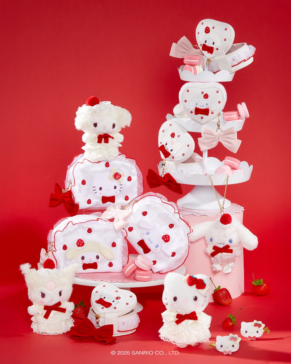 Life is sweet 🧁🍓✨ Hello Kitty and Friends look so berry cute in this series! Shop now: sanrio.com/collections/ne…