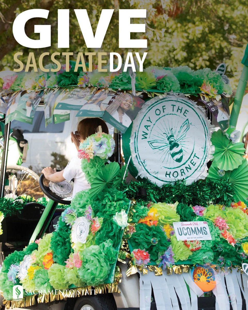 We're in the home stretch and the generosity of our Hornets has been astounding! From scholarships and emergency support to first-of-its kind programming — your gift makes a difference. Every student has a story. Today, you’re part of it. One final push. GiveSacStateDay.csus.edu.