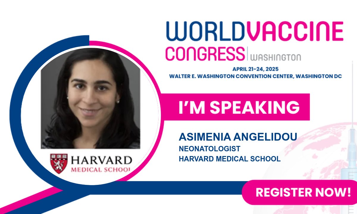 PrecVaccines's tweet photo. Dr Asimenia Angelidou is speaking at the World Vaccine Congress Washington next week from April 21-24. π π©Ή
Donβt miss outβ register today with code BCH25 to get 25% off your registration! https://t.co/qPWdiQed9B
#WVCDC #WorldVaccineCongress #PrecVaccinesNetwork https://t.co/66sX5q0nlg