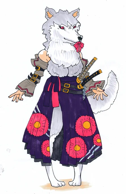 ははーん、右のでっぱりはマズルだな!(メイド狼侍)の都みゆりさん#都みゆり #都みゆり新衣装 