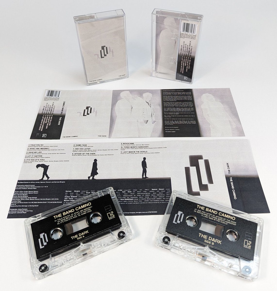 If you have more artwork than you think you could fit on the order, dont worry! We can do up to 5 extra panels on the j-cards which can be folded and put into the cases. Here are some we did for 'The Band Camino - The Dark'