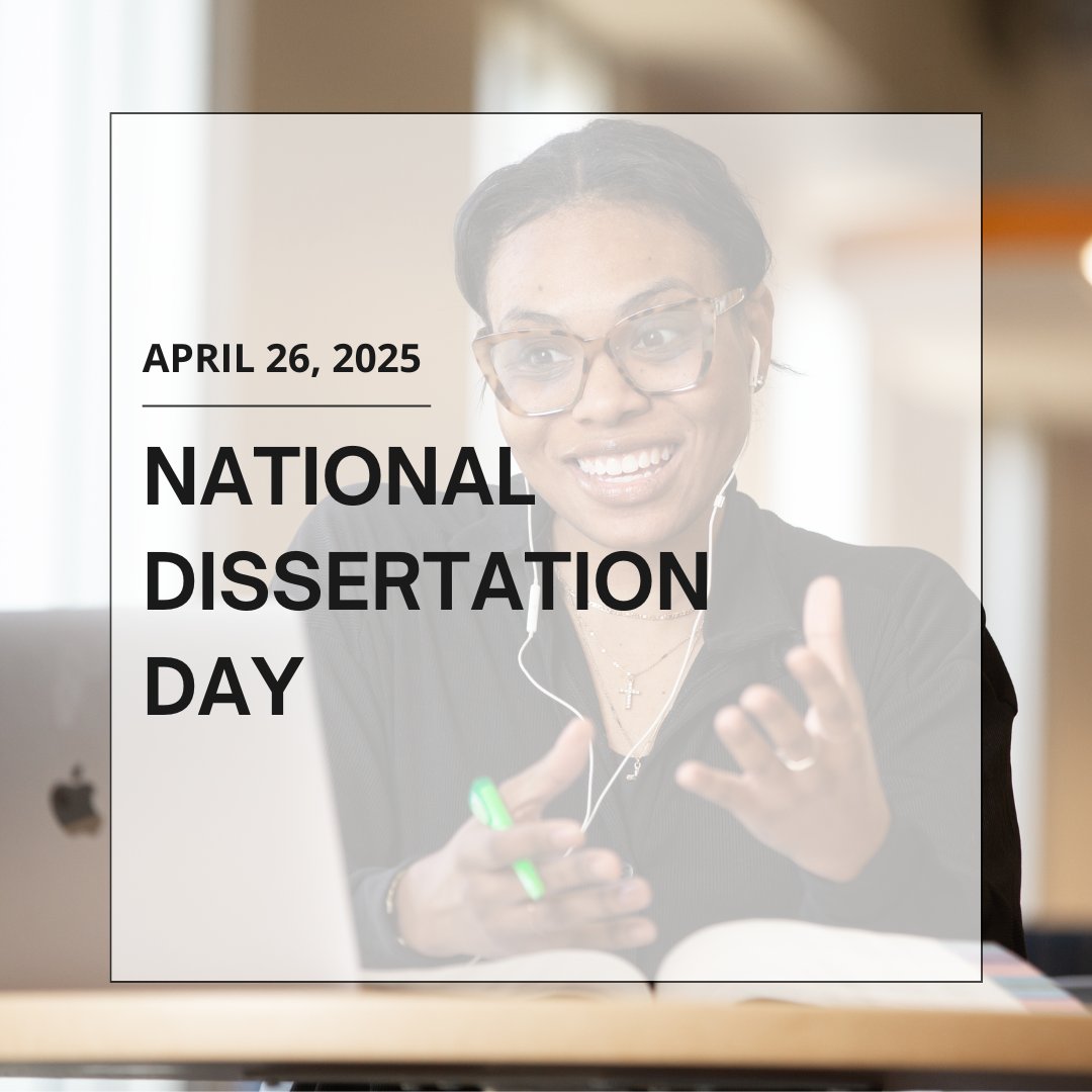 Celebrate National Dissertation Day on April 26! Stay motivated and complete your dissertation for a brighter future. #DissertationDay