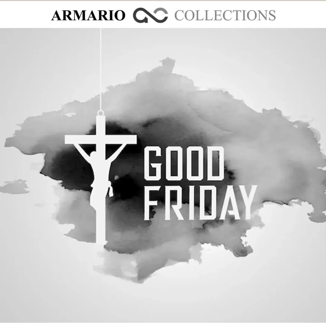 Armariocollectn's tweet photo. On this holy day, may your heart be filled with peace and gratitude. #GoodFriday https://t.co/dHpNsESyru