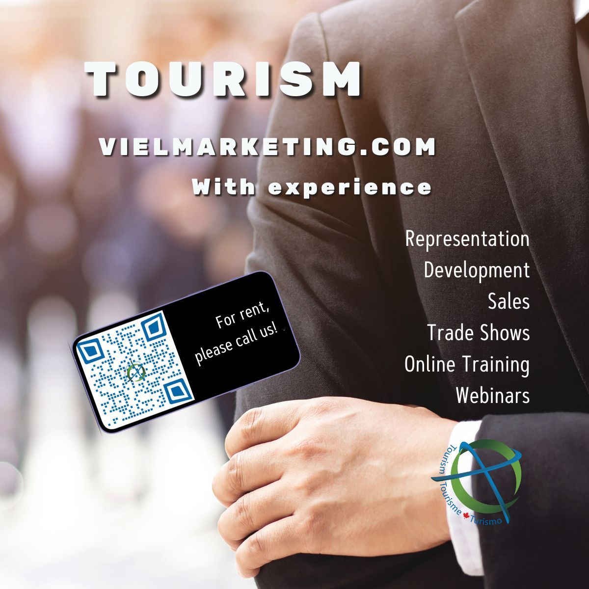We offer a full suite of tourism services, from representation and sales to trade show organization and dynamic webinars. Leverage our extensive experience to achieve your business objectives.  vielmarketing.com 
#TourismManagement #TravelSolutions #BusinessDevelopment