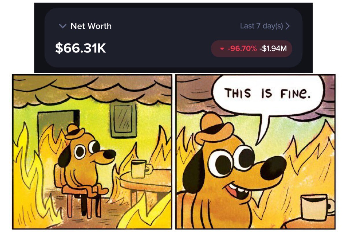 TheScrufftastic's tweet image. Happy Friday!

Sometimes it’s best to just not look at your memecoin portfolio🥺🫠💀
