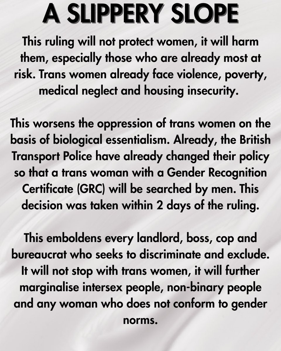 🚩🏳️‍⚧️ JOINT STATEMENT WITH <a href="/WelshUGN/">Welsh Underground Network</a>

This ruling is an attack on trans women and the trans community. Transgender people are a vulnerable section of the working class and we reject all attempts to dismiss and sideline this ruling as irrelevant to the working class struggle.