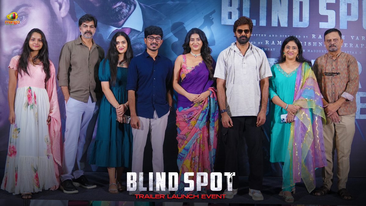 Telugu FilmNagar (@telugufilmnagar) on Twitter photo Capturing moments as team #BlindSpot steals the spotlight at the grand trailer launch!✨
Watch Trailer: youtu.be/yIHj7Rs_0h4
Written & Directed by <a href="/dir_rakeshvarma/">Director Rakesh Varma</a>
Produced by #RamaKrishnaVeerapaneni
Music: <a href="/SriramMaddury/">Sriram Maddury</a>
<a href="/Naveenc212/">Actor Naveen Chandra</a> <a href="/RashiReal_/">Rashi singh</a> <a href="/ActorAliReza/">Ali Reza</a> Capturing moments as team #BlindSpot steals the spotlight at the grand trailer launch!✨
Watch Trailer: youtu.be/yIHj7Rs_0h4
Written & Directed by <a href="/dir_rakeshvarma/">Director Rakesh Varma</a>
Produced by #RamaKrishnaVeerapaneni
Music: <a href="/SriramMaddury/">Sriram Maddury</a>
<a href="/Naveenc212/">Actor Naveen Chandra</a> <a href="/RashiReal_/">Rashi singh</a> <a href="/ActorAliReza/">Ali Reza</a>