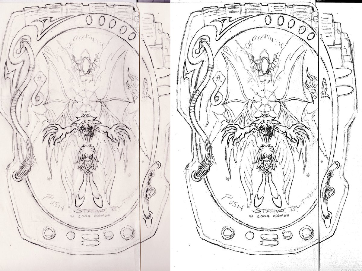 wip of the upcomming bakura print!