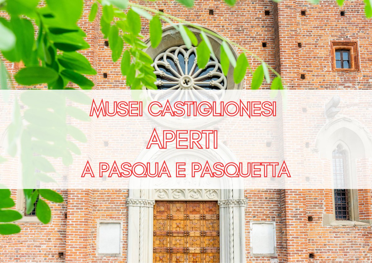Comune di Castiglione Olona (@comunecastolona) on Twitter photo #Festività in occasione del sabato Santo, della domenica di #Pasqua e del lunedì dell'Angelo i musei di Castiglione Olona, Museo <a href="/BrandaCast/">Museo Branda Castiglioni</a>, <a href="/MAPmuseum/">Museo Arte Plastica</a> e <a href="/LaCollegiata/">Museo della Collegiata</a>, saranno APERTI. - Per INFO e ORARI:
comune.castiglione-olona.va.it/novita/notizie…
#CastiglioneOlona #MuseiCivici #Pasqua2025 #Festività in occasione del sabato Santo, della domenica di #Pasqua e del lunedì dell'Angelo i musei di Castiglione Olona, Museo <a href="/BrandaCast/">Museo Branda Castiglioni</a>, <a href="/MAPmuseum/">Museo Arte Plastica</a> e <a href="/LaCollegiata/">Museo della Collegiata</a>, saranno APERTI. - Per INFO e ORARI:
comune.castiglione-olona.va.it/novita/notizie…
#CastiglioneOlona #MuseiCivici #Pasqua2025