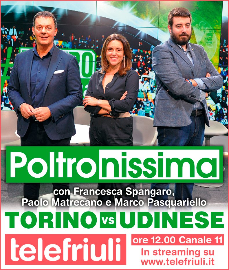 Telefriuli1's tweet photo. Buona Pasquetta con #Telefriuli ❗️ (canale 11 del digitale terrestre)
▶️Streaming su: https://t.co/DYALOjuu5k
▶️I programmi di oggi: https://t.co/BGYlySsecV

#friuli #udine #calcio #pasquetta #torinoudinese #udinese https://t.co/9IhSJ6EAjU