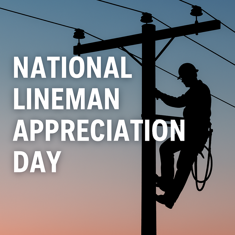 david_heeg_TMG's tweet photo. Today’s a day to thank the people who keep our power systems running—no matter the weather.

Linemen don’t get enough recognition for the risks they take and the resilience they show.

Appreciate you all.

#NationalLinemanAppreciationDay #Infrastructure #Energy https://t.co/dSF8Ax4nMi