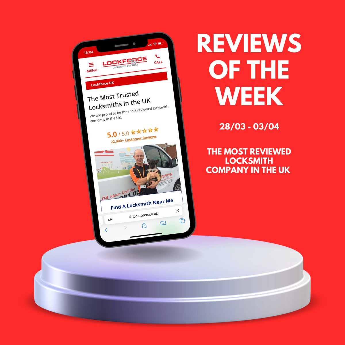 LockforceUK's tweet image. This Week’s Lockforce UK Reviews Are In! 🤝

Another busy week, another round of incredible feedback from our amazing customers across the UK! 🙌 Whether it was a late-night emergency, a home security upgrade, or simply great customer service — our team has been proud to deliver.