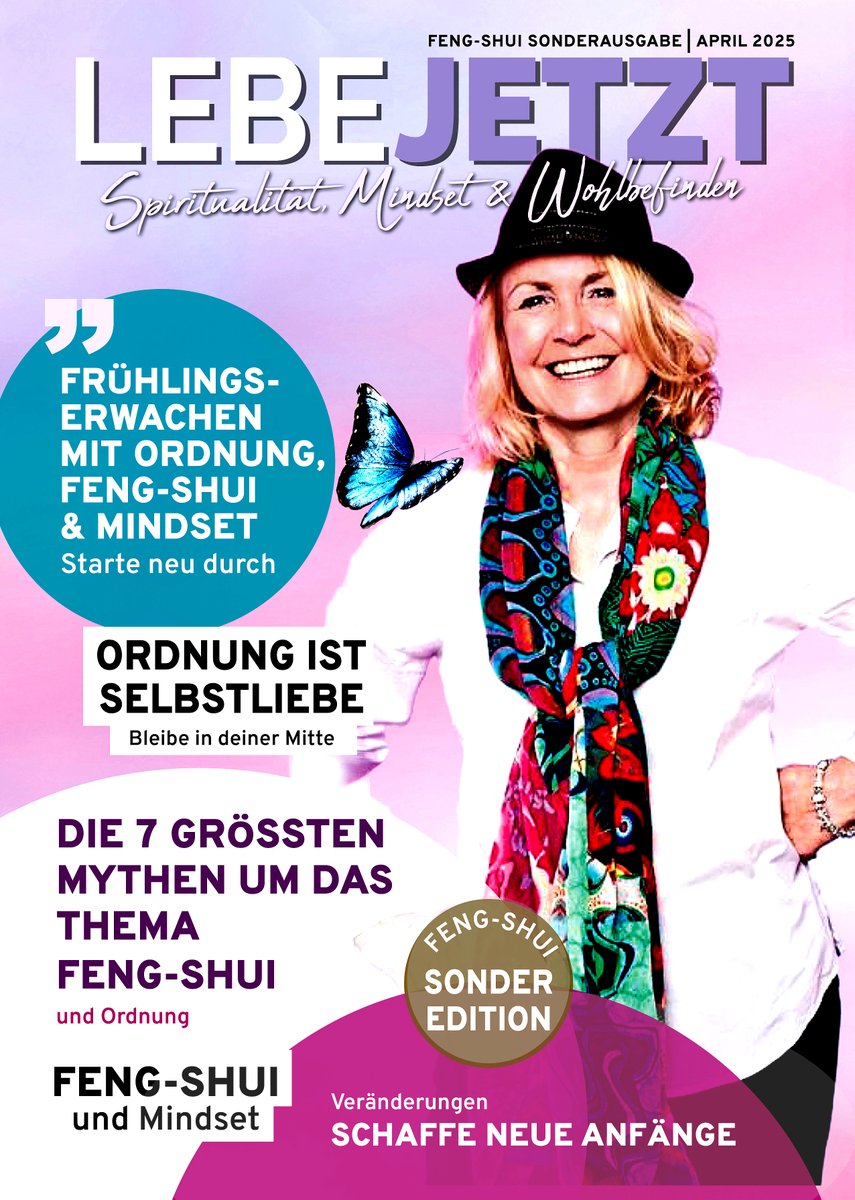 Feng-Shui Sonderausgabe Frühlingserwachen 

Gratis - Ausgabe hier:  
vgk-medienverlag.de/magazin-abo/