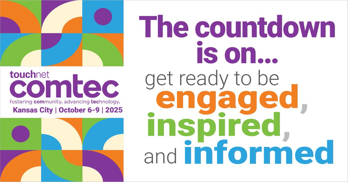 Getting excited for #COMTEC2025 yet?! We sure are, and we can’t wait to see you in October. Register today for an unforgettable conference experience, complete with 60+ learning sessions, networking, product training, CPE credits and more!

Sign up today: bit.ly/4jzQHDL