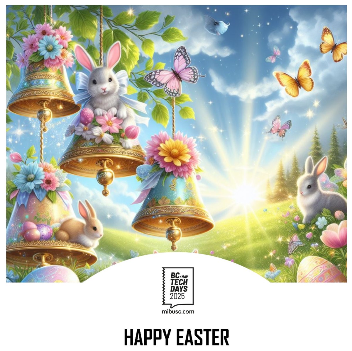 🌸🐣 Happy Easter from the #BCTechDays team! 🐰🌼

Wishing everyone a joyful and relaxing holiday filled with good company, great food, and maybe even a few chocolate eggs! 🥚🍫

Our ticket office remains open throughout the holidays. 🎟️ Now is a great time to secure your spot!