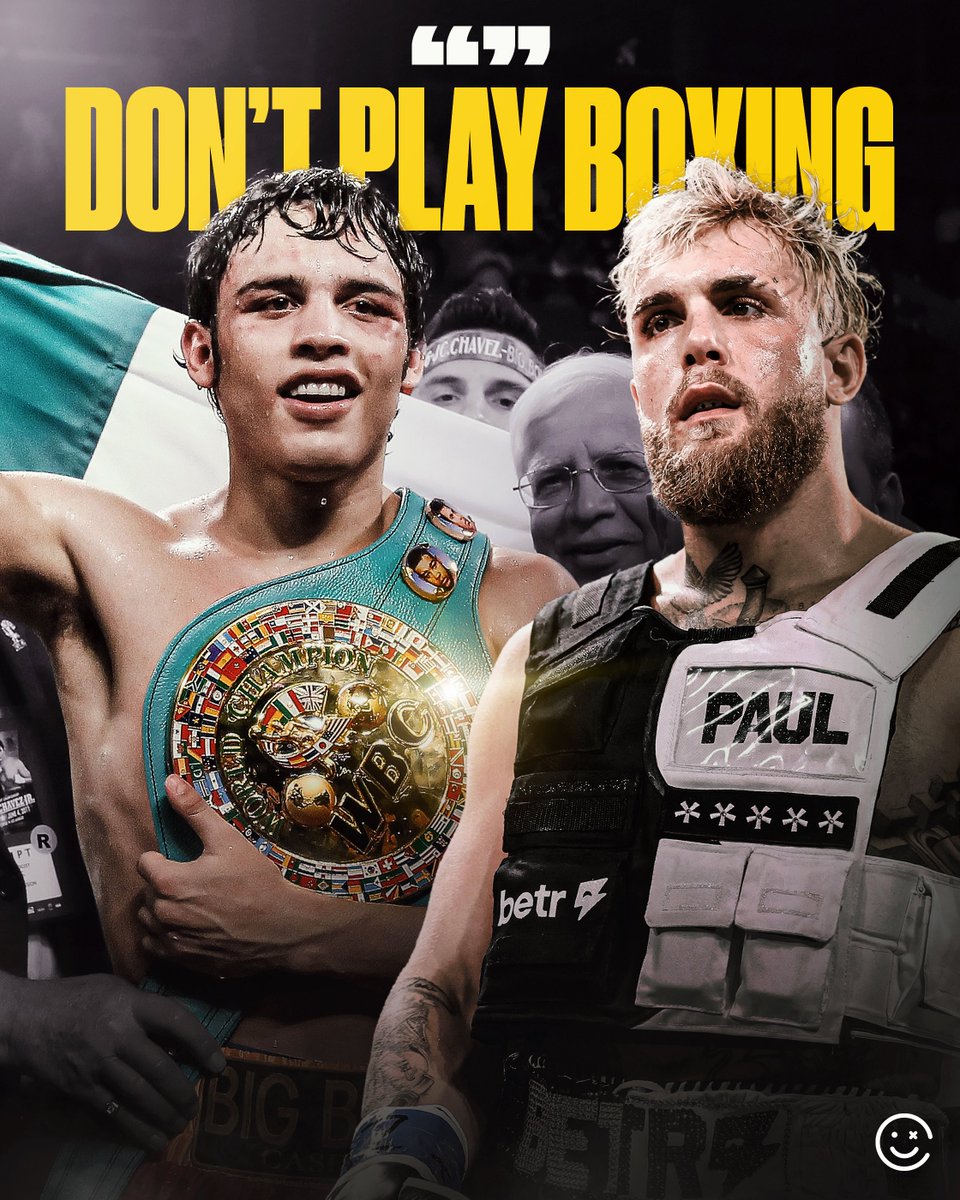 HappyPunch's tweet photo. Julio Cesar Chavez Jr. on fighting Jake Paul: 

“You don’t play boxing. I am not some YouTuber, UFC fighter, or beating up old retired boxers. I am a real former boxing World Champion and June 28th you will find out what it is like to be in with real Mexican style. Viva Mexico!” https://t.co/jJu91UmGT9