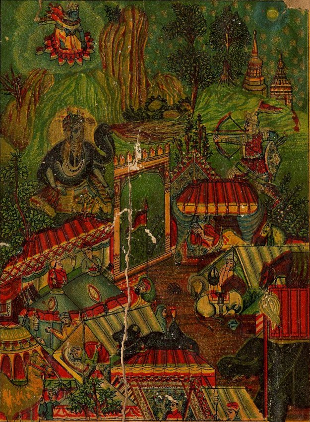 History_Mil's tweet image. In our unrivaled epics; which one is the top special forces operation 馃敟
My picks 馃憞
In Ramayana; when Lakshmana raided the temple of Nikumbhila & eliminated Lankan Prince Indrajit.
In Mahabharata; when Ashwatthama raided Pandava War Camp & killed everyone there.