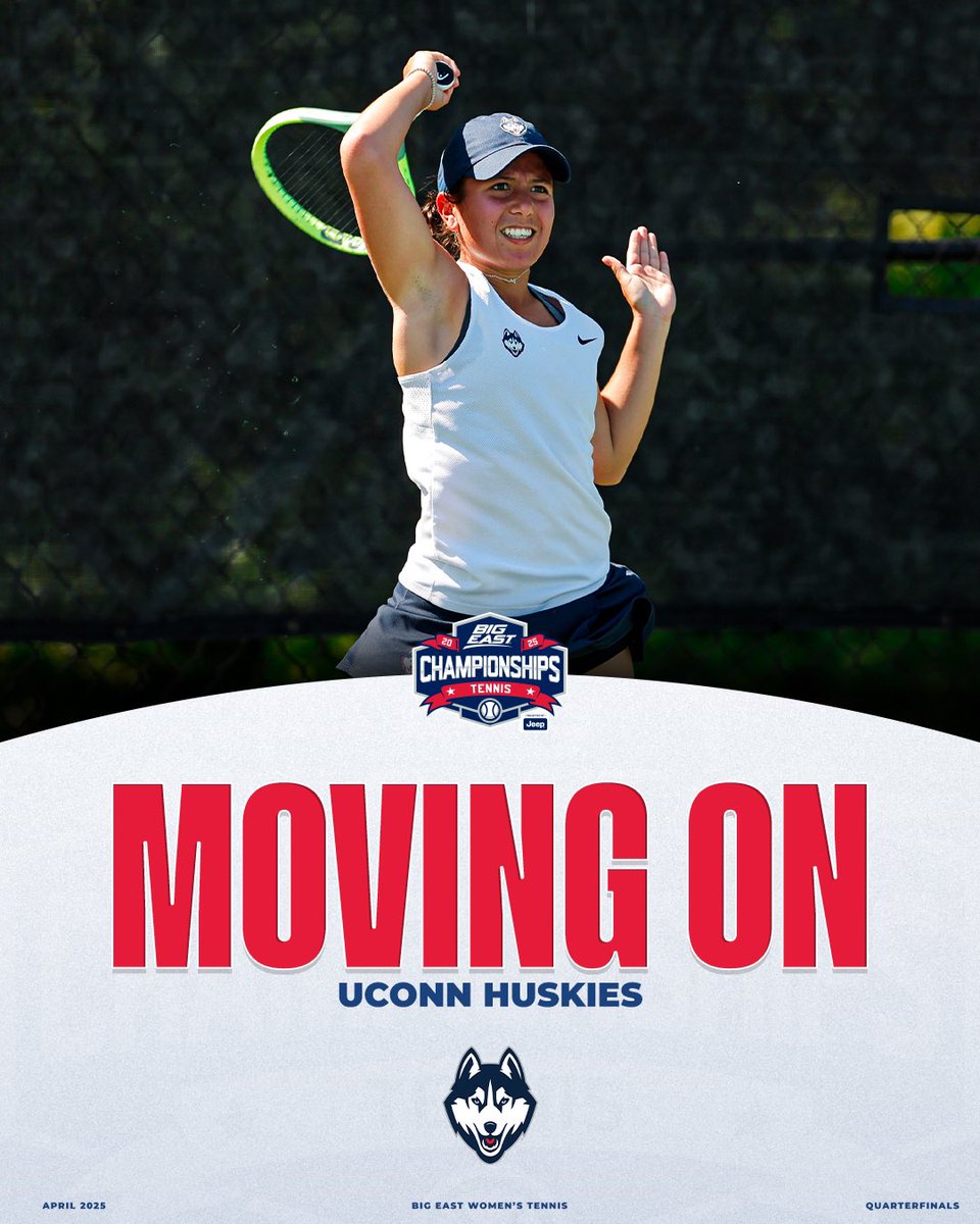 The 1 seed is moving on‼️

<a href="/UConnWTennis/">UConn Women's Tennis</a> defeats Seton Hall 4-2 in the quarterfinals!