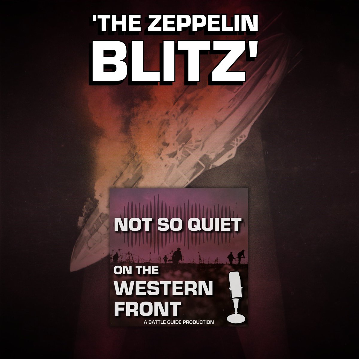 This week on the #podcast <a href="/DanHillHistory/">Dan Hill</a> &amp; U are joined by <a href="/IanCastleRaids/">Ian Castle</a> to discuss airships, zeppelins and the aerial bombing campaign against Britain in #WW1. A fascinating topic - and this is just part one!

Available wherever you get your podcasts!