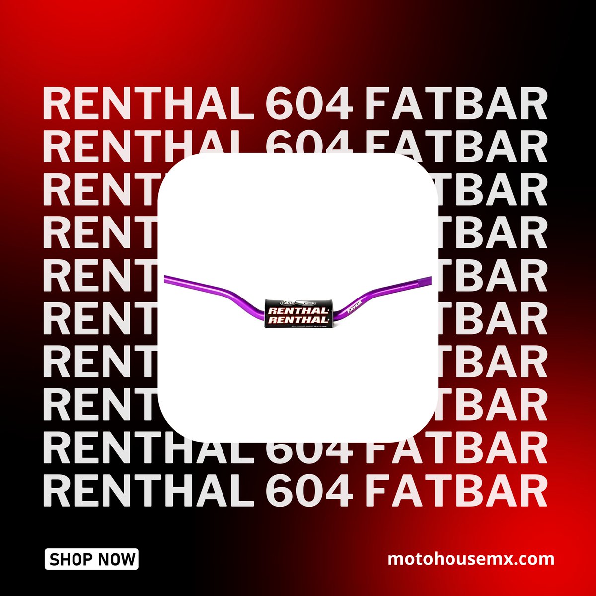 MotoHouseMX's tweet photo. 💥 Upgrade Your Ride with the Renthal R-Works Fatbar36 604 (Purple) 💥

Whether you’re chasing podiums or dialing in your weekend setup, the R-Works Fatbar36 604 is built for riders who demand more — more control, more performance, and more style.

⚡ 36% Lighter than standard bars
💪 Delivers tighter handling + reduced fatigue
🎯 Gives you that factory-level feel on every ride

Crafted from Renthal’s exclusive Zarilium® alloy, this bar doesn’t just look bold in purple — it rides bold. Designed with a 36mm clamping diameter, it pairs perfectly with Renthal’s 36Tech mounts (sold separately) and tapers down to fit standard controls and grips.

🛠 Trusted by pro riders like Ken Roczen & Chase Sexton
🔥 Race-tested. Rider-approved. Factory-backed.

📦 Limited stock available — tap the link to grab yours before they’re gone!

#Renthal #Fatbar36 #Motocross #MXUpgrade #ProLevelParts #RideRenthal #MotoHouseMX