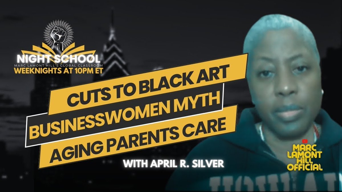 I'm a behind-the-scenes worker bee whose job is to shed light on positive people and ideas. I typically stay in my lane but earlier this month I took center stage on <a href="/marclamonthill/">Marc Lamont Hill</a>'s YouTube show, #NightSchool. A time was had! 😆
WATCH HERE: youtube.com/live/-CpzqIKO0…