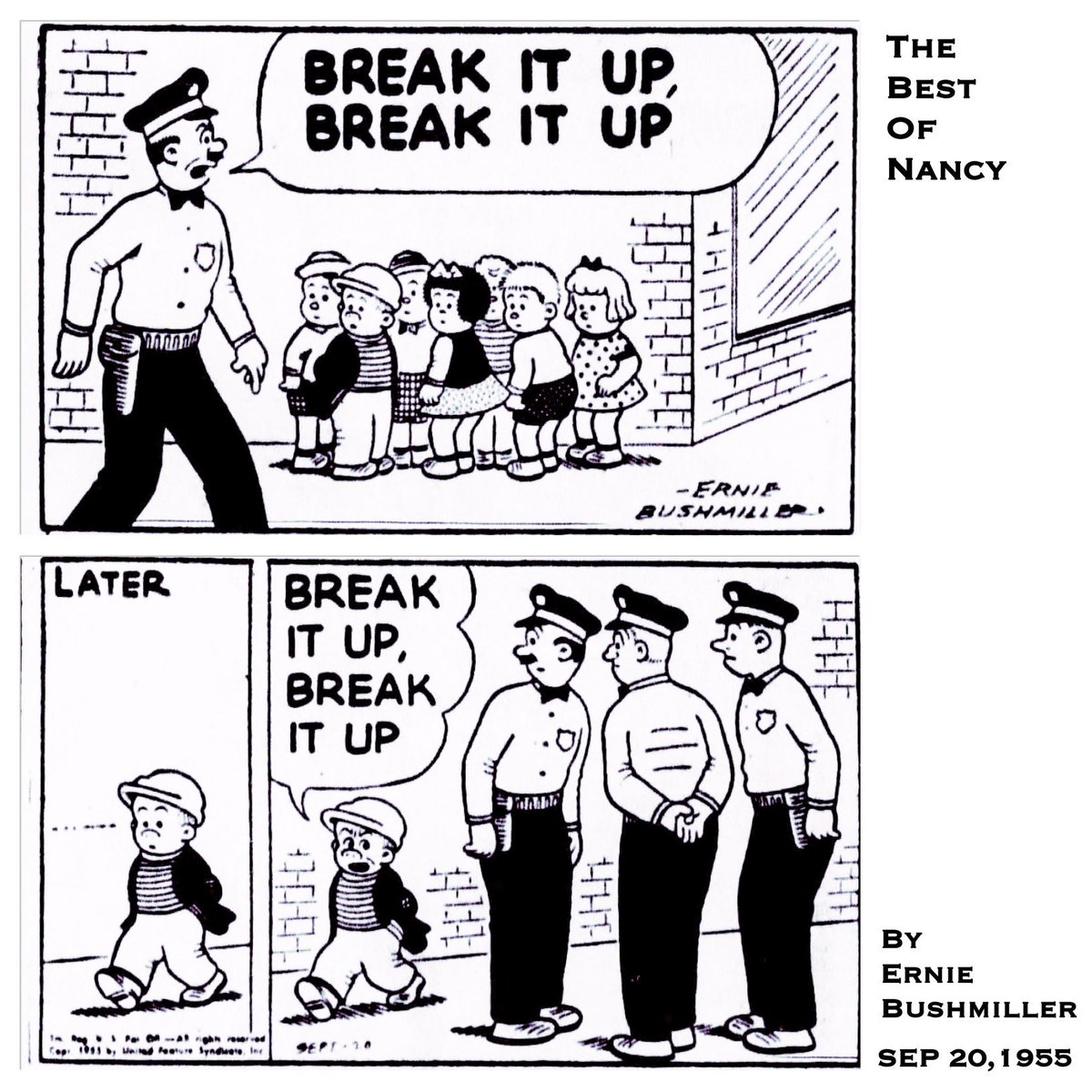 The Best Of Nancy By Ernie Bushmiller September 20,1955
