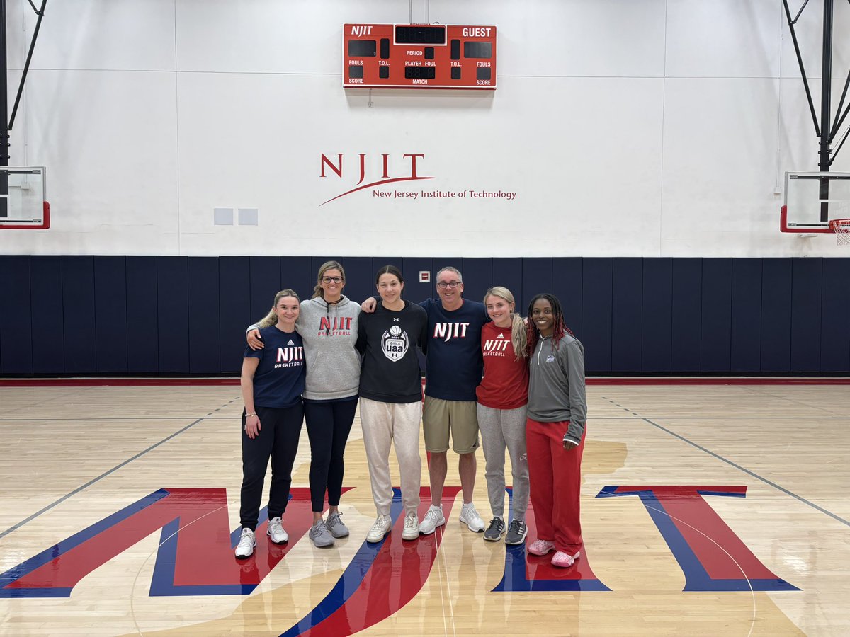 Thank you to the coaching staff at <a href="/NJITWBB/">NJIT Women’s Basketball</a> for a great visit!