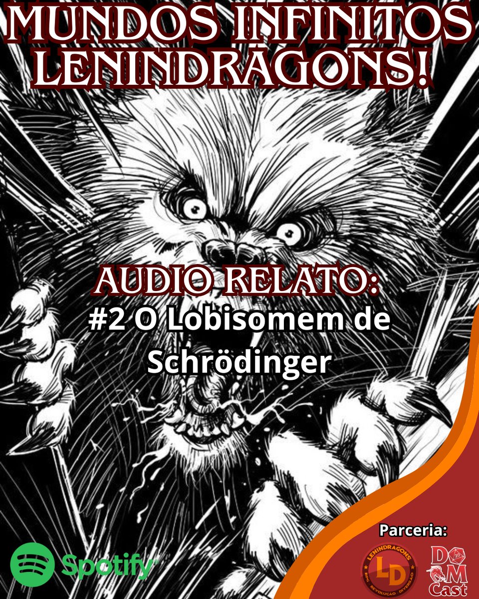 DiceMastersRPG's tweet photo. Rolem Iniciativa Camaradas!

Hoje é mais um dia de um relato sonorizado na parceria com a @lenindragons.bsky.social

Coloquem os fones de ouvidos, preparem a sua imaginação e a imersão está garantida!

Slava.

Link para o episódio:
https://t.co/a2HbelbK62 https://t.co/e0o2jIFjy4