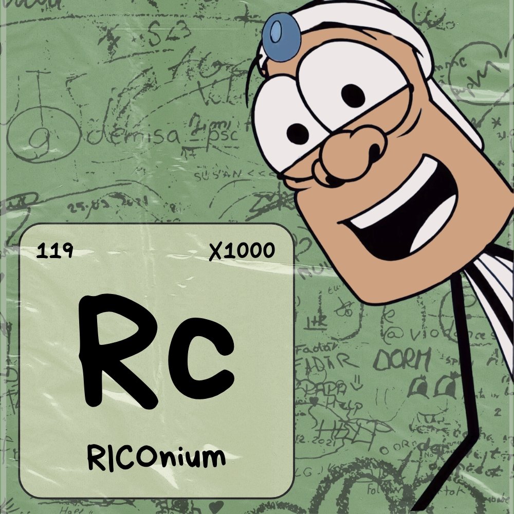 RicoCoinAI's tweet photo. New #crypto element:
#RICOnium — discovered in 2025
RICOnium cannot be mined. It manifests.
#RICO #memecoin #x1000 #BNBChain