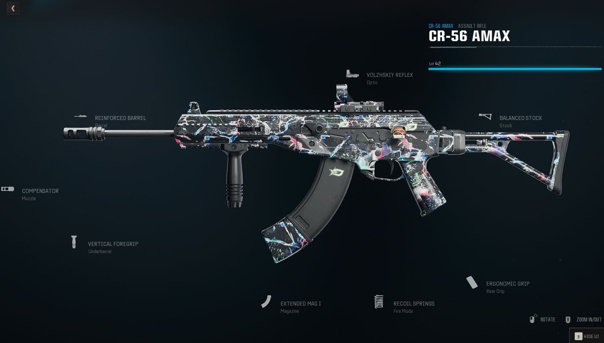 rTOnTop's tweet image. Have these meta class setups for #Verdansk 

CR-56 AMAX x SAUG