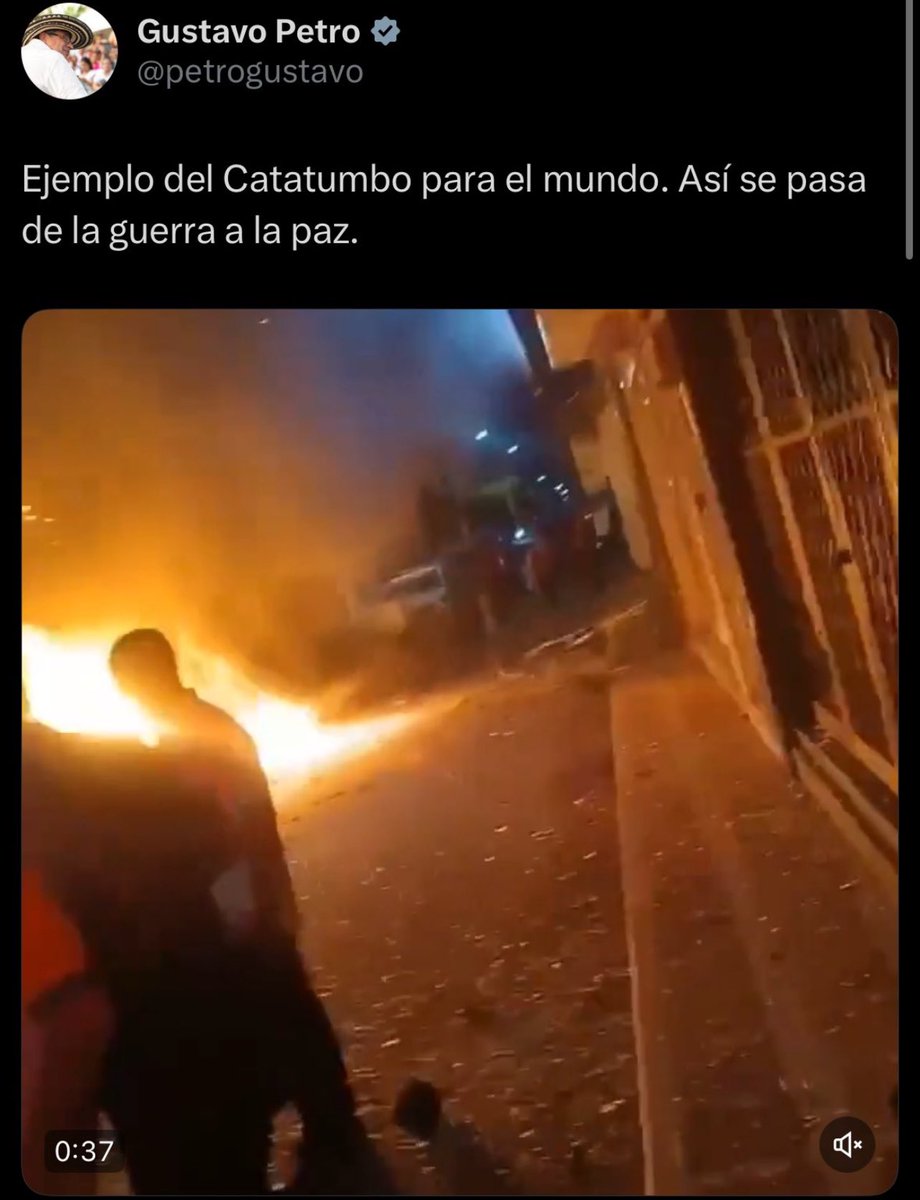 FEDERACIÓN DE VÍCTIMAS DE COLOMBIA (@fevcolfed) on Twitter photo Presidente <a href="/petrogustavo/">Gustavo Petro</a> su romanticismo con el terrorismo es un infame desprecio por las víctimas que cada día mueren asesinadas por sus gestores de paz <a href="/CIDH/">CIDH - IACHR</a> <a href="/hrw/">Human Rights Watch</a> <a href="/CourPenaleInt/">CPI-Cour pénale int.</a> <a href="/UNHumanRights/">UN Human Rights</a> <a href="/USEmbassyBogota/">US Embassy Bogota</a> <a href="/UEenColombia/">Unión Europea en Colombia 🇪🇺</a> Presidente <a href="/petrogustavo/">Gustavo Petro</a> su romanticismo con el terrorismo es un infame desprecio por las víctimas que cada día mueren asesinadas por sus gestores de paz <a href="/CIDH/">CIDH - IACHR</a> <a href="/hrw/">Human Rights Watch</a> <a href="/CourPenaleInt/">CPI-Cour pénale int.</a> <a href="/UNHumanRights/">UN Human Rights</a> <a href="/USEmbassyBogota/">US Embassy Bogota</a> <a href="/UEenColombia/">Unión Europea en Colombia 🇪🇺</a>