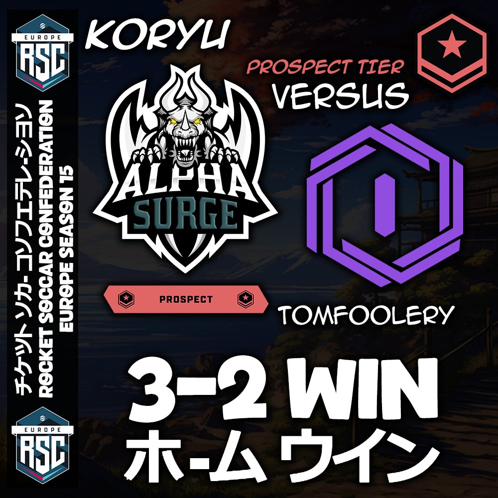 Our <a href="/RSC_EU/">RSC EU</a> Season 15 Week 8 League Play Result against <a href="/Illusory_RL/">Illusory</a>: