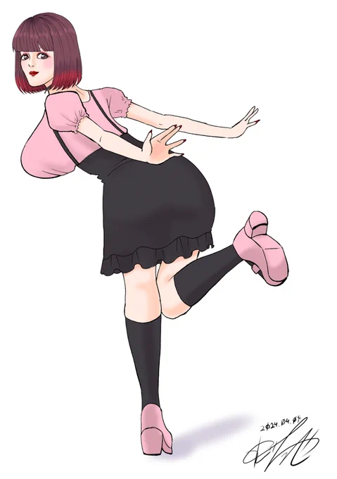 #これを見た人は無言で去年の4月の画像を貼る 
