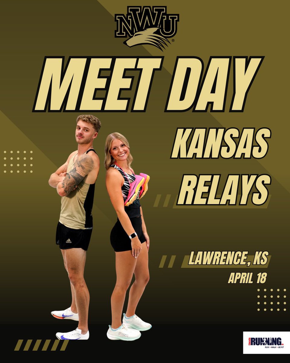 nwutfxc's tweet photo. Meet Day #2!

Today the women’s 4x1 and men’s 4x4 are in action at the Kansas Relays!

Women’s 4x100 @ 5:40pm
Men’s 4x400 @ 7:25pm

#nwutf #pwolfnation https://t.co/DCw94P9ZbG