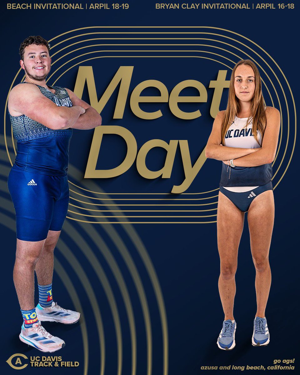 Double trouble!! 

Catch the Aggies in action at BOTH the Bryan Clay AND the Beach Invitational! 

#GoAgs