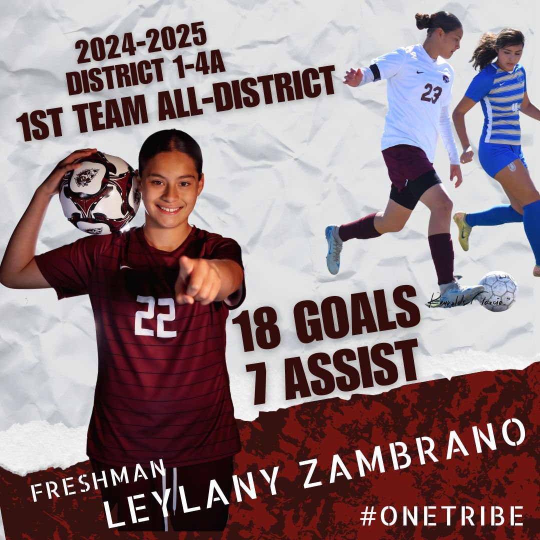YsletaWomen’sSoccer (@ysleta_w_soccer) on Twitter photo Congrats to our freshman phenom Leylany Zambrano <a href="/Leylanyzam79780/">Leylany zambrano</a> 🔥<a href="/laguera91590/">Navil Diaz</a> <a href="/YsletaHS/">Ysleta HS</a> <a href="/Fchavezeptimes/">Felix Chavez</a> <a href="/tascosoccer/">TASCO</a> <a href="/Prep1USA/">PREP1</a> <a href="/YsletaSports/">Ysleta HS Athletics</a> <a href="/YISDAthletics1/">YISD Athletics</a> <a href="/EPSports915/">Borderland Sports</a> <a href="/TexasUILsoccr/">Texas UIL Soccer</a>
#OneTribe <a href="/enevarez99/">enevarez</a> <a href="/avalos2oofresh/">A^2</a> Congrats to our freshman phenom Leylany Zambrano <a href="/Leylanyzam79780/">Leylany zambrano</a> 🔥<a href="/laguera91590/">Navil Diaz</a> <a href="/YsletaHS/">Ysleta HS</a> <a href="/Fchavezeptimes/">Felix Chavez</a> <a href="/tascosoccer/">TASCO</a> <a href="/Prep1USA/">PREP1</a> <a href="/YsletaSports/">Ysleta HS Athletics</a> <a href="/YISDAthletics1/">YISD Athletics</a> <a href="/EPSports915/">Borderland Sports</a> <a href="/TexasUILsoccr/">Texas UIL Soccer</a>
#OneTribe <a href="/enevarez99/">enevarez</a> <a href="/avalos2oofresh/">A^2</a>