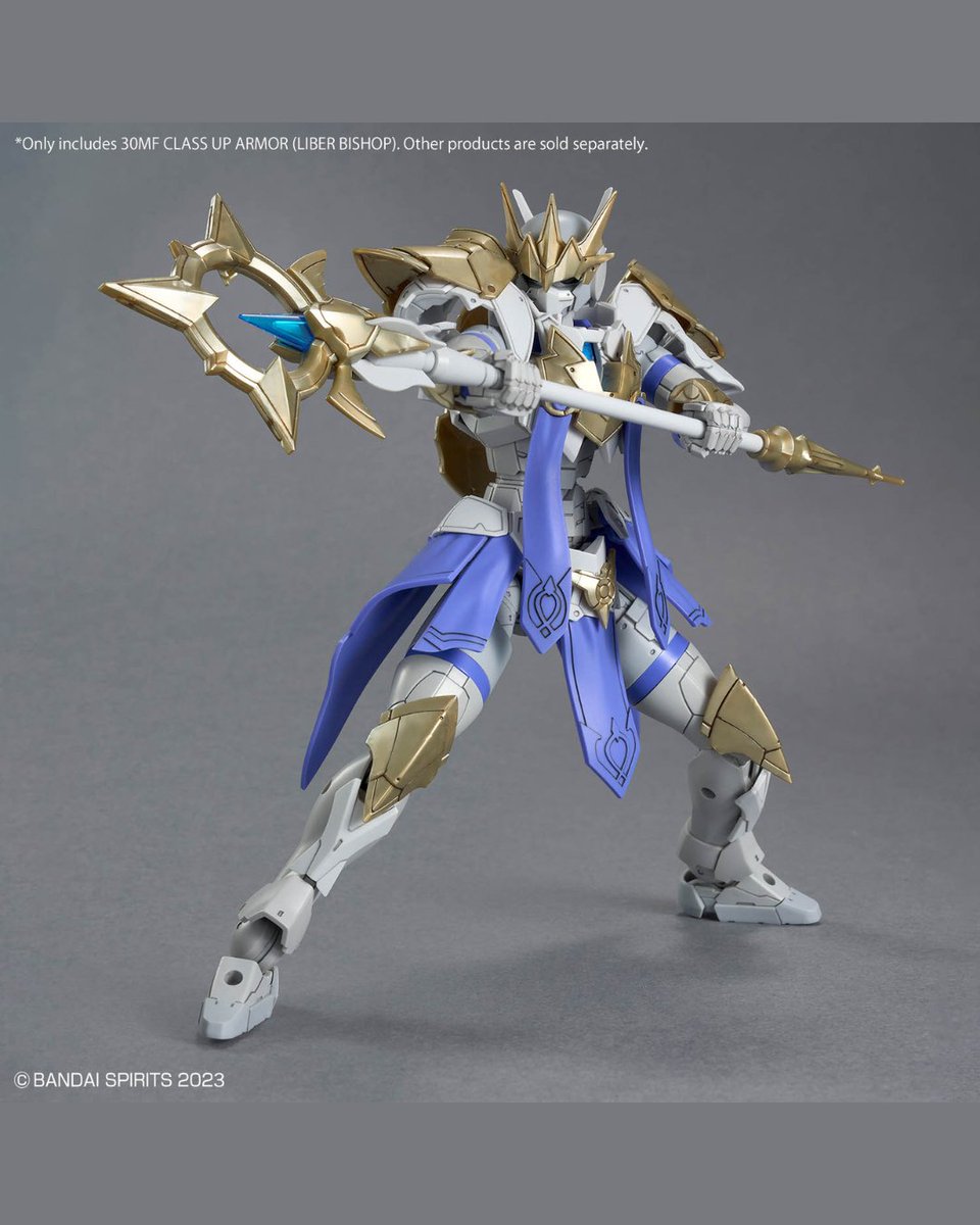 BandaiHobbyUS's tweet photo. 30MF CLASS UP ARMOR LIBER BISHOP is now available at your local hobby store!

Check your favorite retailer for availability.

*Only includes CLASS UP ARMOR option parts. Character not included.

#30MF #PlasticModelKit #BandaiHobby https://t.co/nBPxMqkvoz