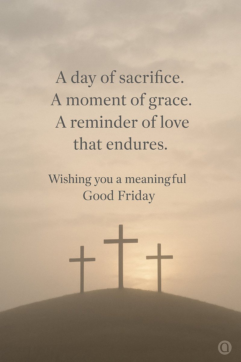 turtlemovesAI's tweet photo. Today, we pause to reflect on Good Friday — a moment of humility, grace, and quiet strength.
May this day bring peace, perspective, and purpose.
Wishing you a meaningful Good Friday.
#GoodFriday #Reflection #PangeaTech https://t.co/WkjEShoTmK