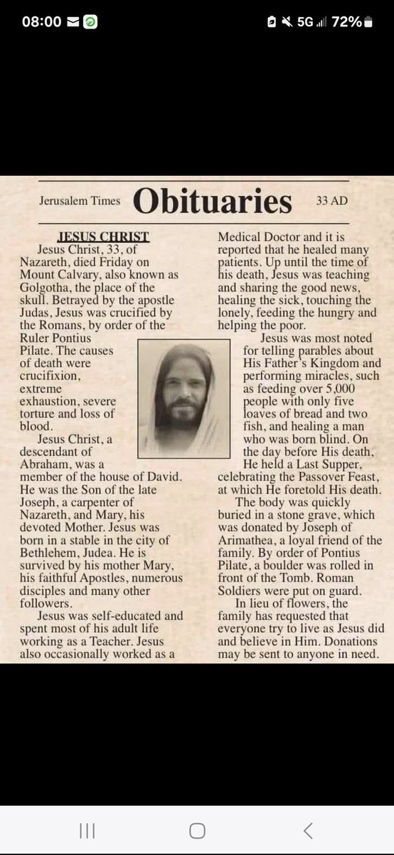 Special day! Thank you Jesus!