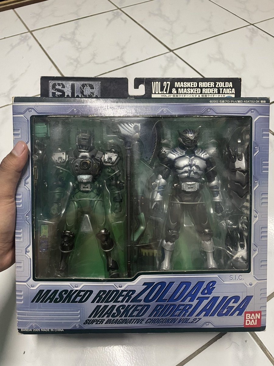 _amjer_'s tweet photo. MASKED RIDER FIGURE TO SELL. 

The S.I.C. Vol. 27 Masked Rider Zolda and Masked Rider Taiga - RM420 nego

The S.I.C. Vol. 23 Masked Rider Ryuki - RM450 nego

whatsapp- 0123512485 https://t.co/KbPLDltluv