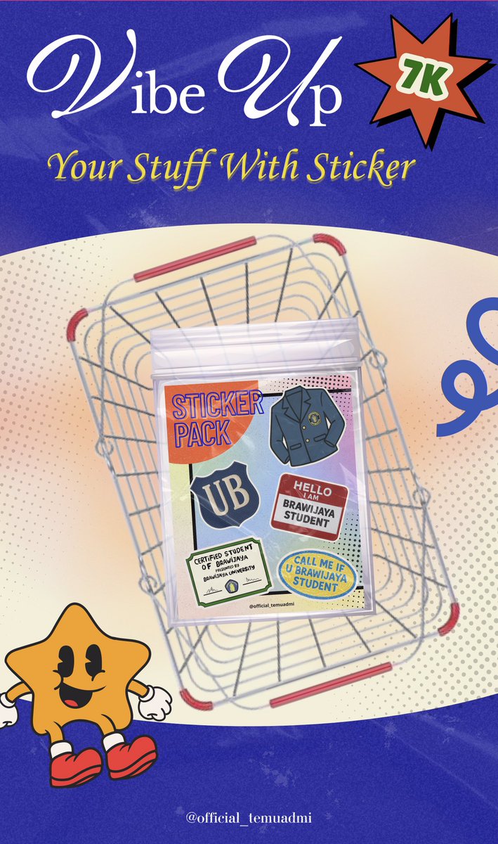 2ofswitipo's tweet photo. WTS STIKER UB 7k onlyy!!! nih buat camaba ub yakali ga beli stiker iubub ini
#wts #zonauang #zonajajan #ub #camaba #camabaub #maba25 https://t.co/BNiB1mZfQU
