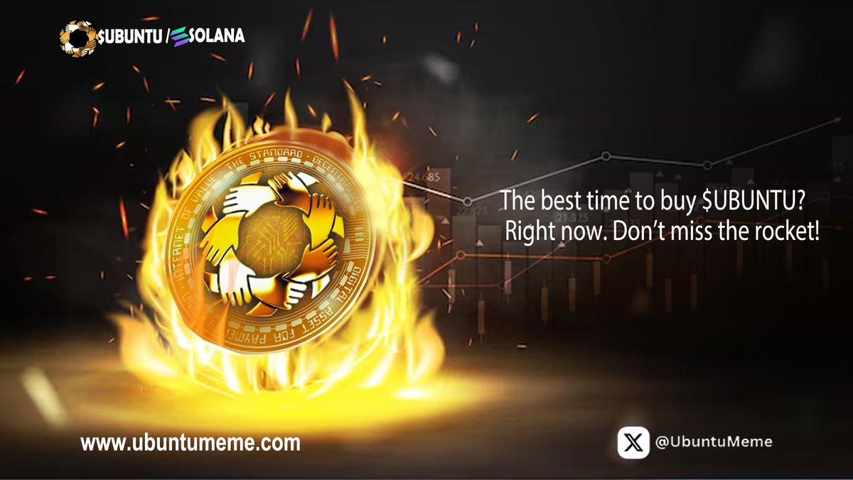 UbuntuMeme's tweet photo. ๐ Ready to ride the next wave? $UBUNTU is building momentum. Are you in? ๐๐ฐ
CA:ExYTRBPKu7FjEc8ckrn6K8E3RR3fHtLDKPM7xtfj6cbV
#UbuntuMeme #HODLStrong #CryptoFOMO #solana #MoonMission #HODL #MemeMarketing #MemeMillions #UbuntuFamily #MemeCoin #InvestInUbuntu #CryptoWithHeart
#ShibaWithSoul #UbuntuCommunity #HoldTogether #MoonMission #TimeToBuy #MemeCoinMagic #SolanaSwap #Solana #HODL