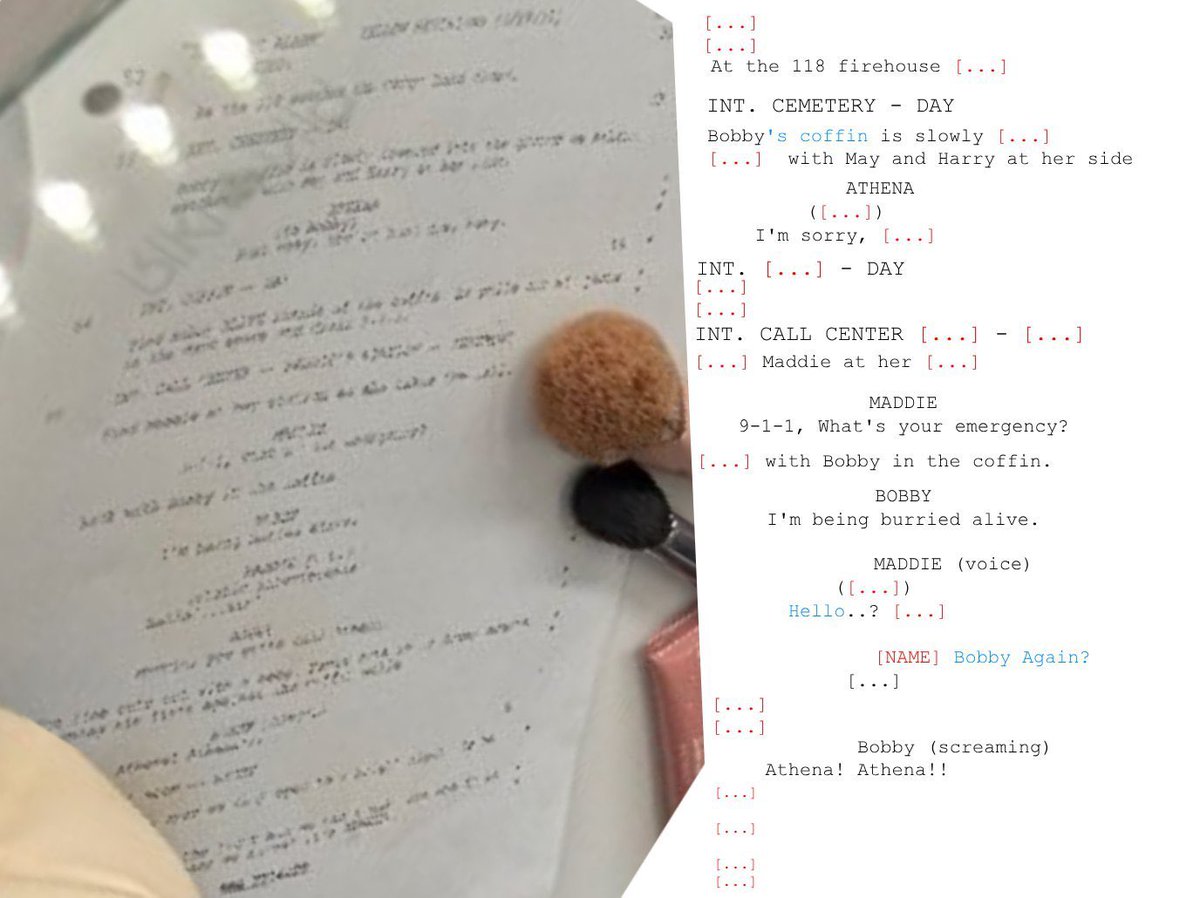 il leak di ostark è lo stesso identico foglio di script che ha postato anche jennifer there’s no way che fosse uno scherzo hence per me questa è ancora la prova piú grande che bobby resuscita somehow e lo seppelliscono vivo.