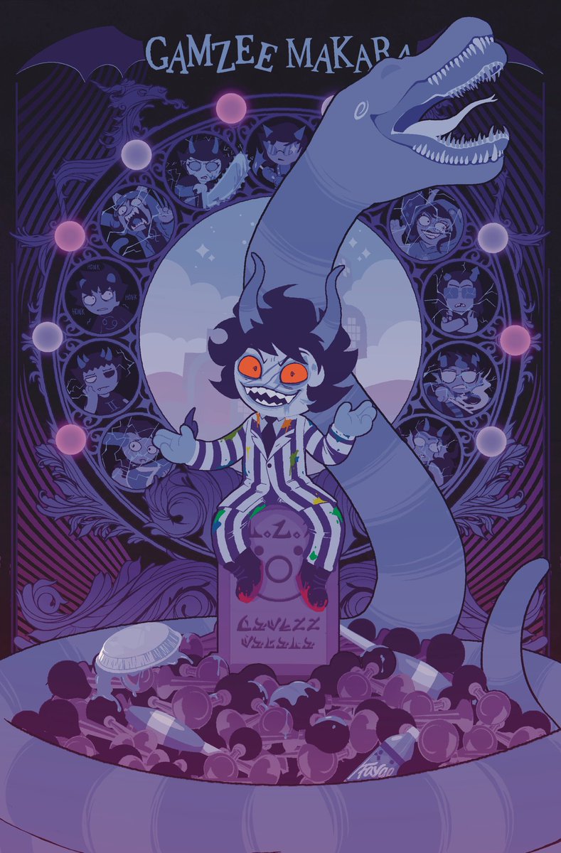 Beelzebubble2's tweet photo. I will do Homestuck style commissions starting from around 30 for a basic character.
Price will depend on complexity so don’t be afraid to ask, I know everyone is in a tough situation right now.

Art like the Beetlejuice Makara piece will be around 200+ https://t.co/sglUOHWgLd
